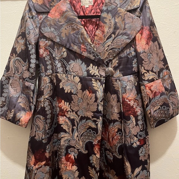 Nanette Lepore Violet Eyes Brocade Jacket Size 2 - Picture 3 of 10